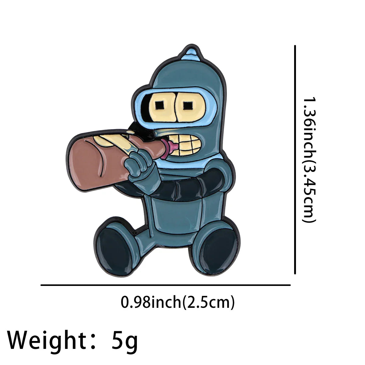 Baby Bender Enamel Pin 1