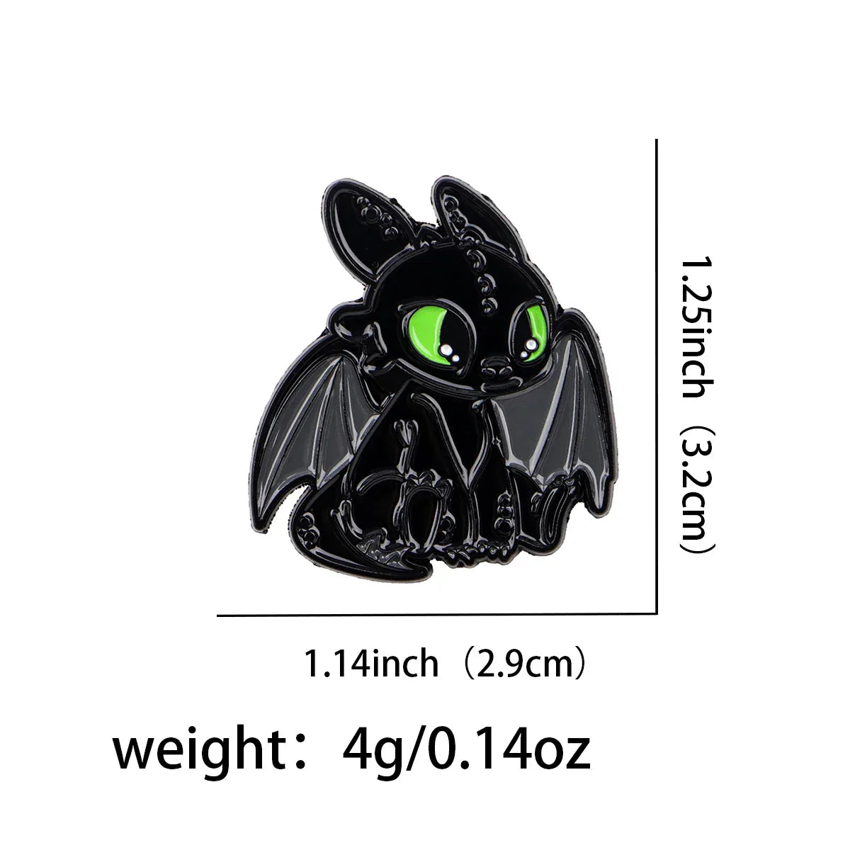 Black Enamel Pins Cartoon Women’s Brooches Men Lapel Pins Badge on Backpack Costume Accessories Movie Jewelry Gifts - 1