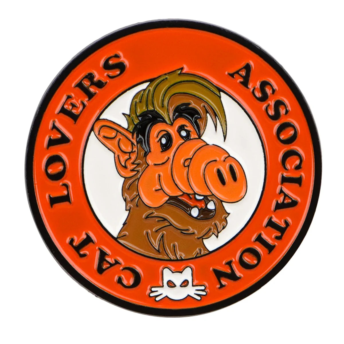 Cat Lovers Alf Enamel Pin 1