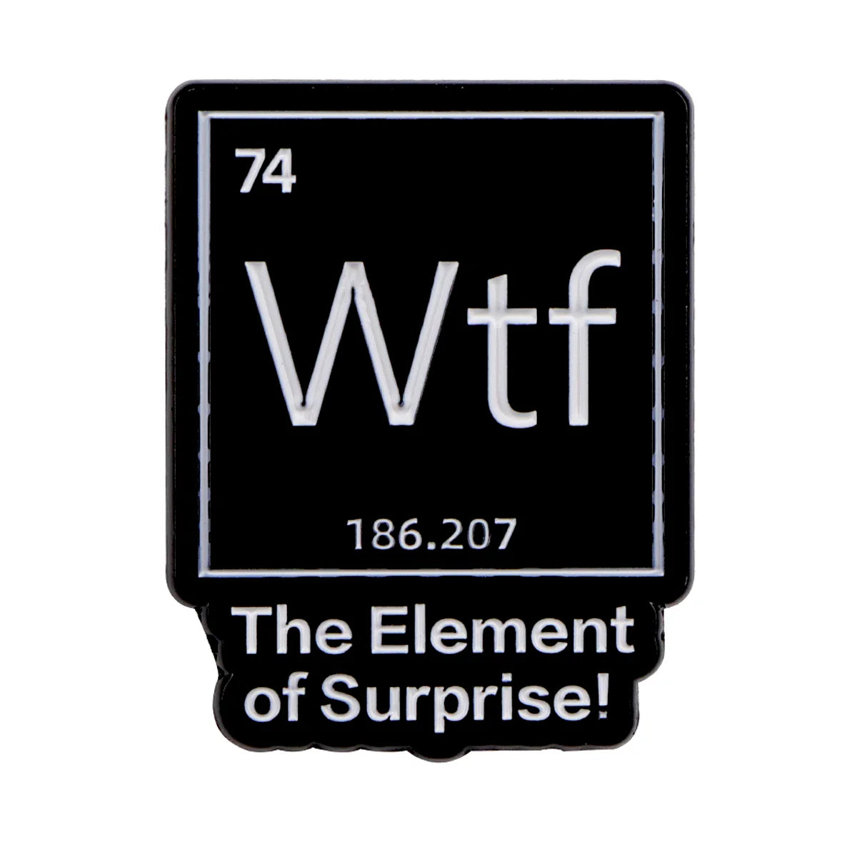 Chemical Element 74 Enamel Pin 1