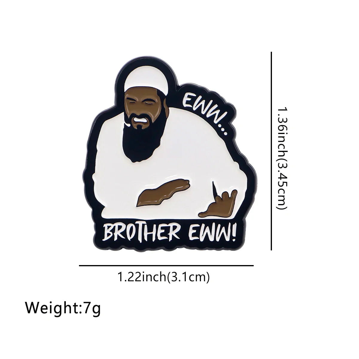 Eww Brother Eww Enamel Pin 1 / MULTI