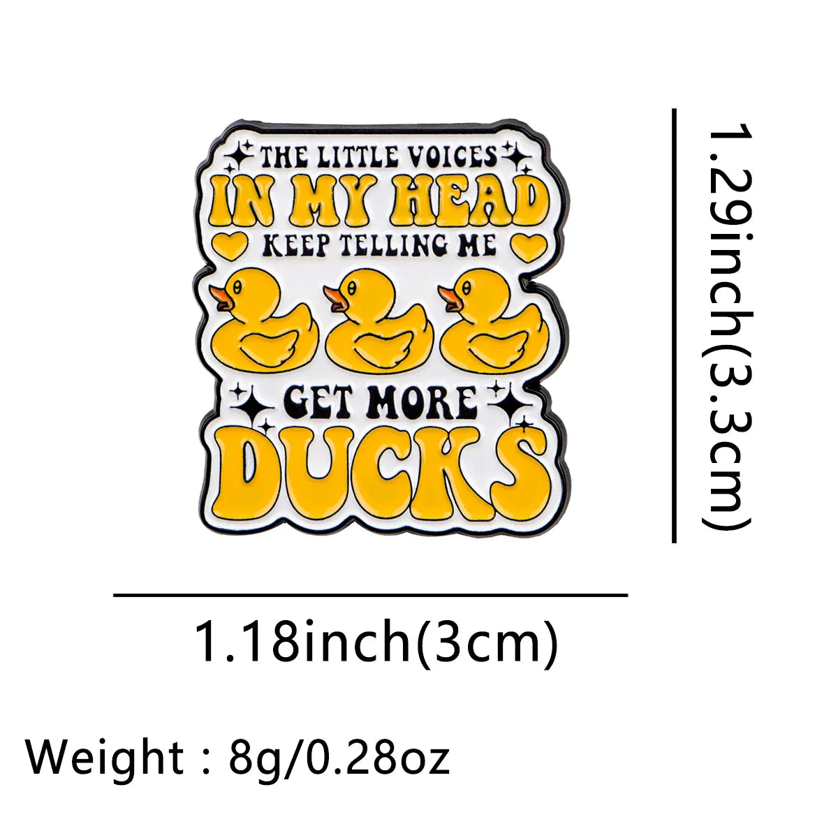 Get More Ducks Enamel Pin 1