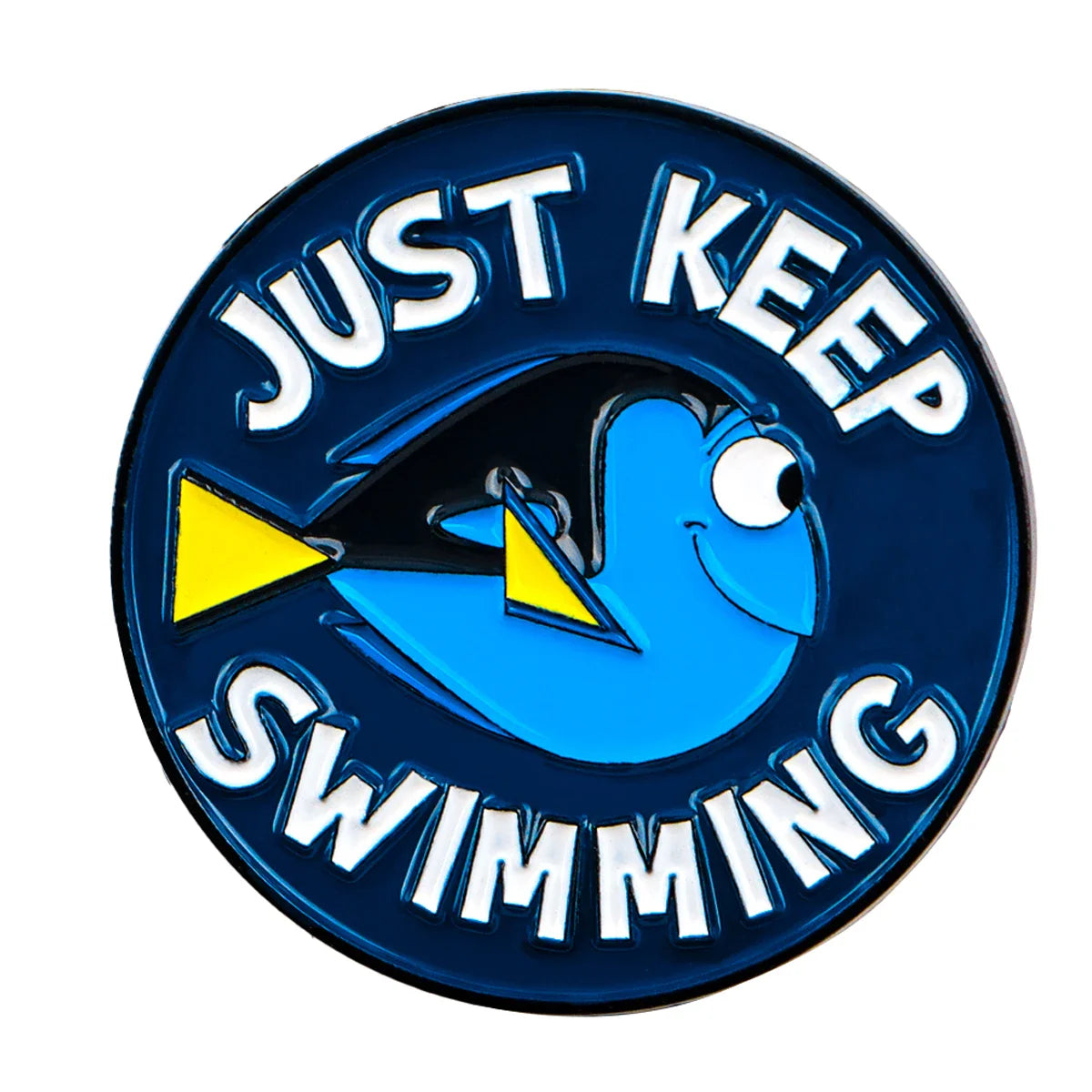 ’Just Keep Swimming’ Enamel Pin 1