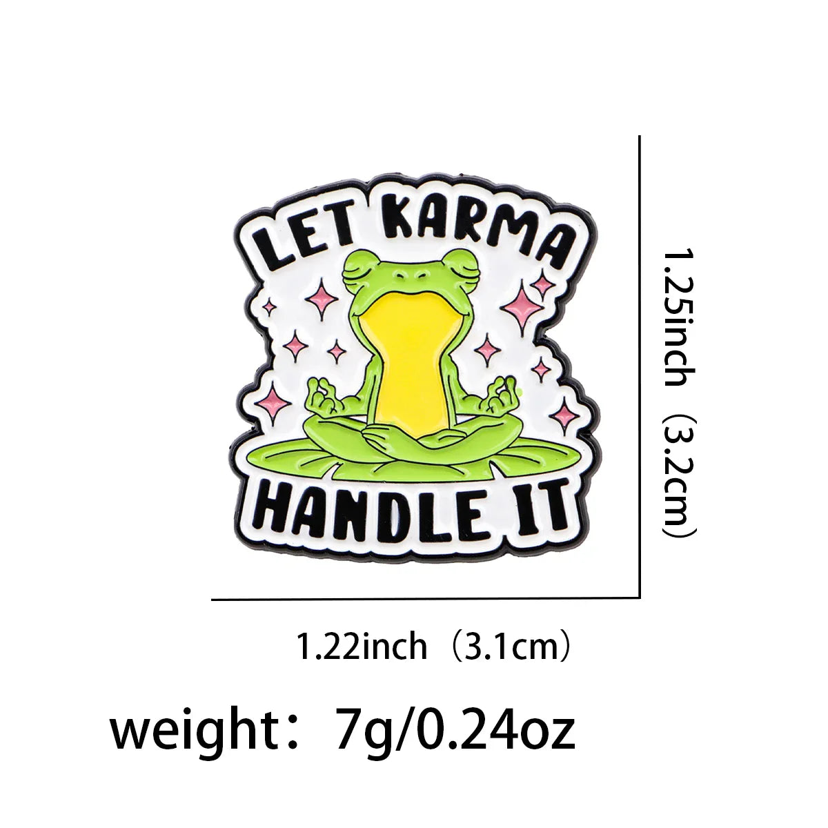 Let Karma Handle It Enamel Pin 1