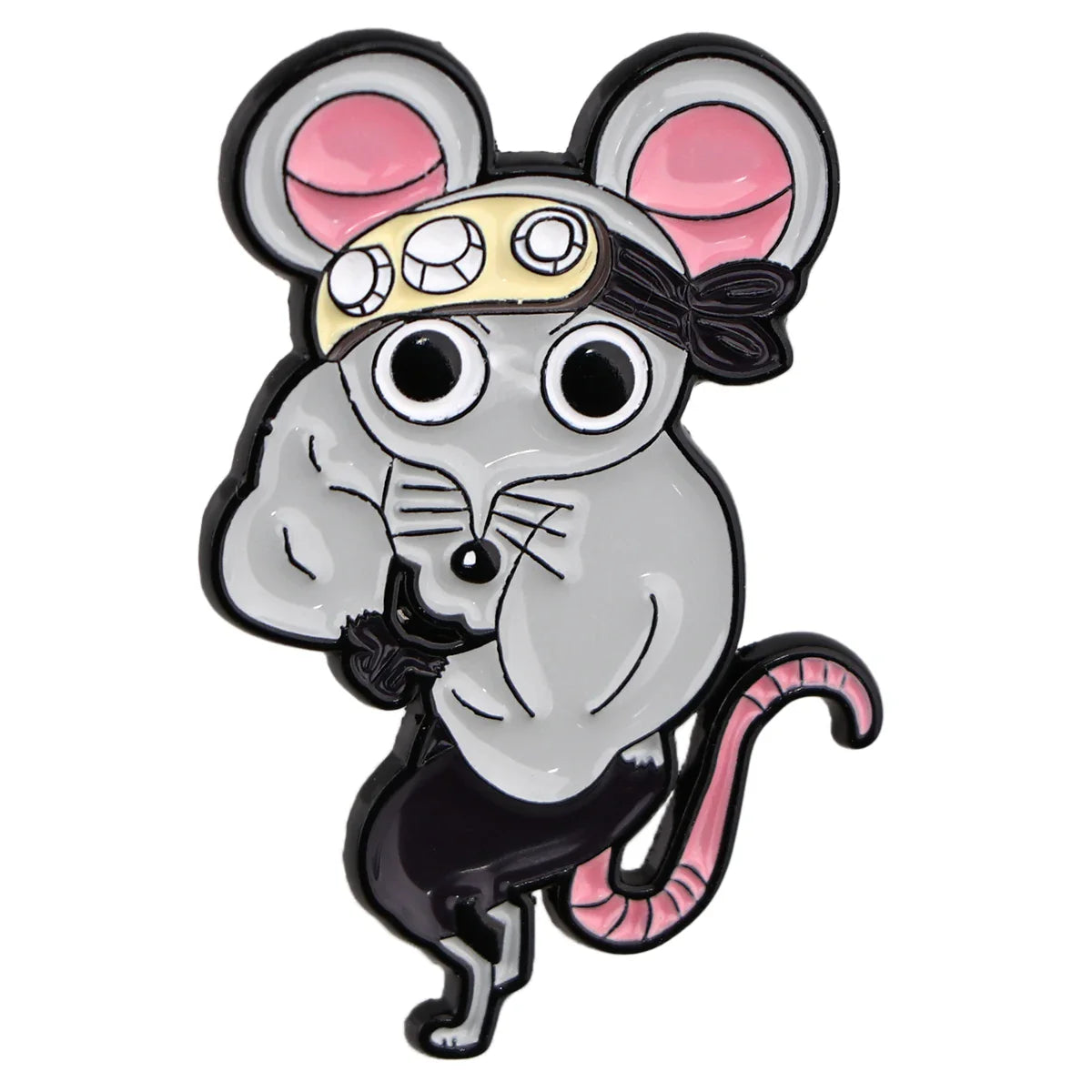 Muscle Mouse Enamel Pin 1