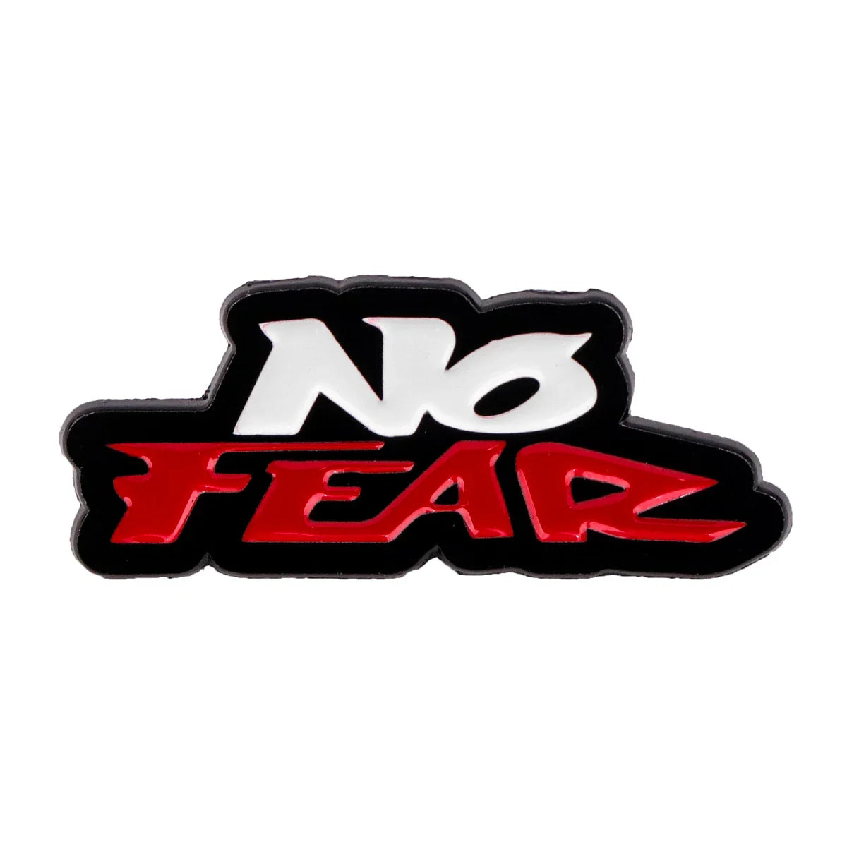 ’No Fear’ Enamel Pin 1