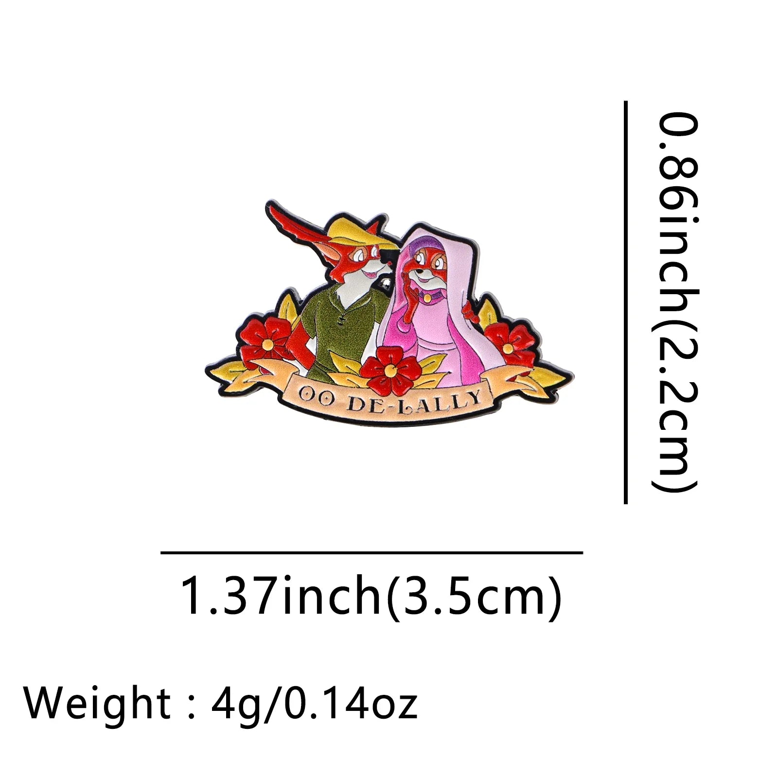 Ooh De Lally Enamel Pin 1