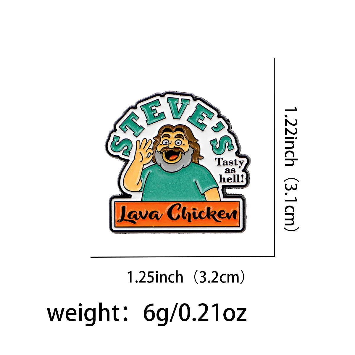 Cartoon Pixel Chicken Enamel Pin Game Brooch Pines Lapel Pins Badge on Backpack Clothing Accessories Fashion Jewelry