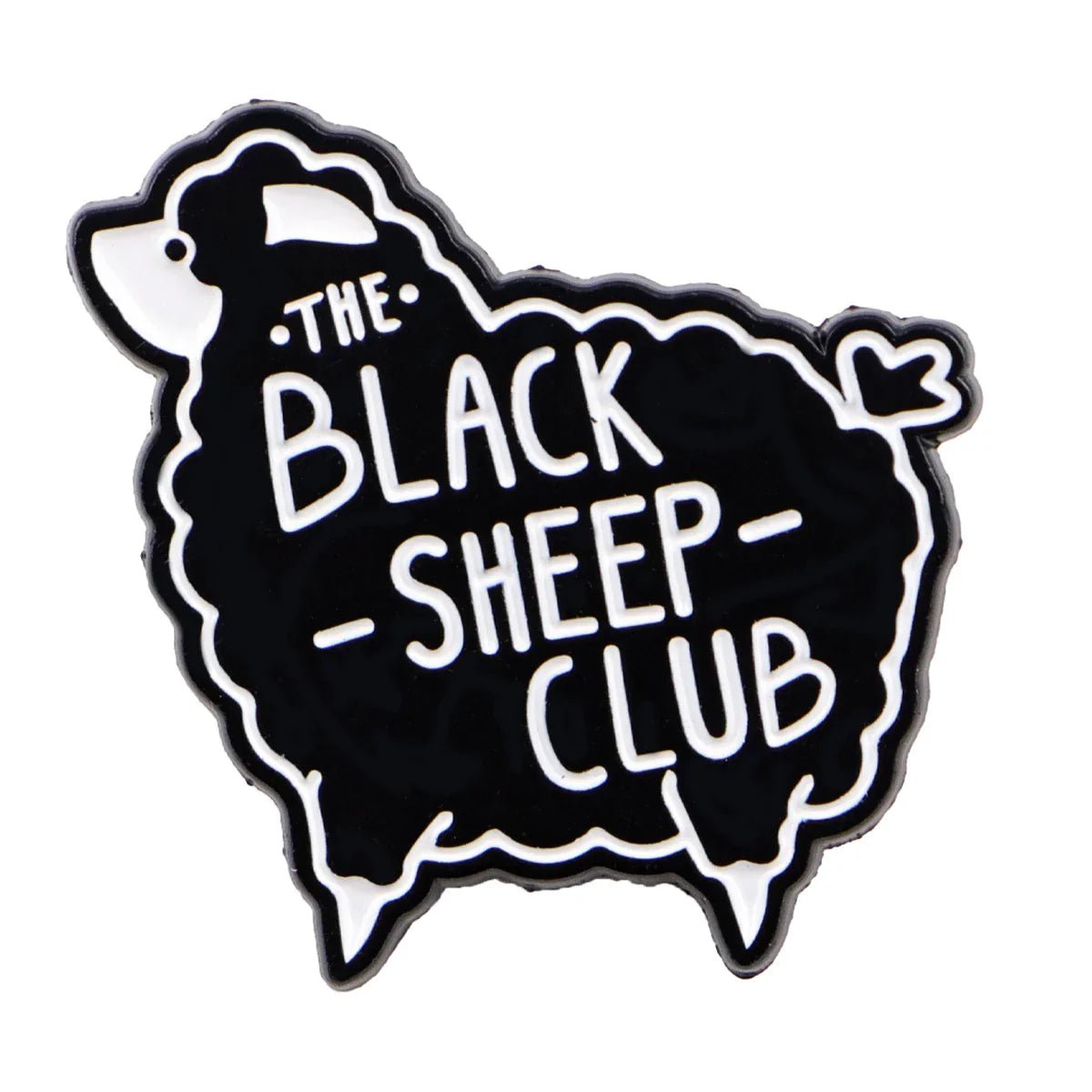 The Black Sheep Club Enamel Pin 1