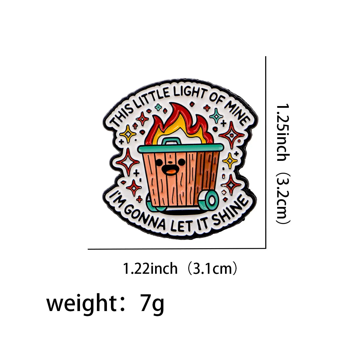 This Little Light Of Mine I’m Gonna Let It Shine Enamel Pin 1