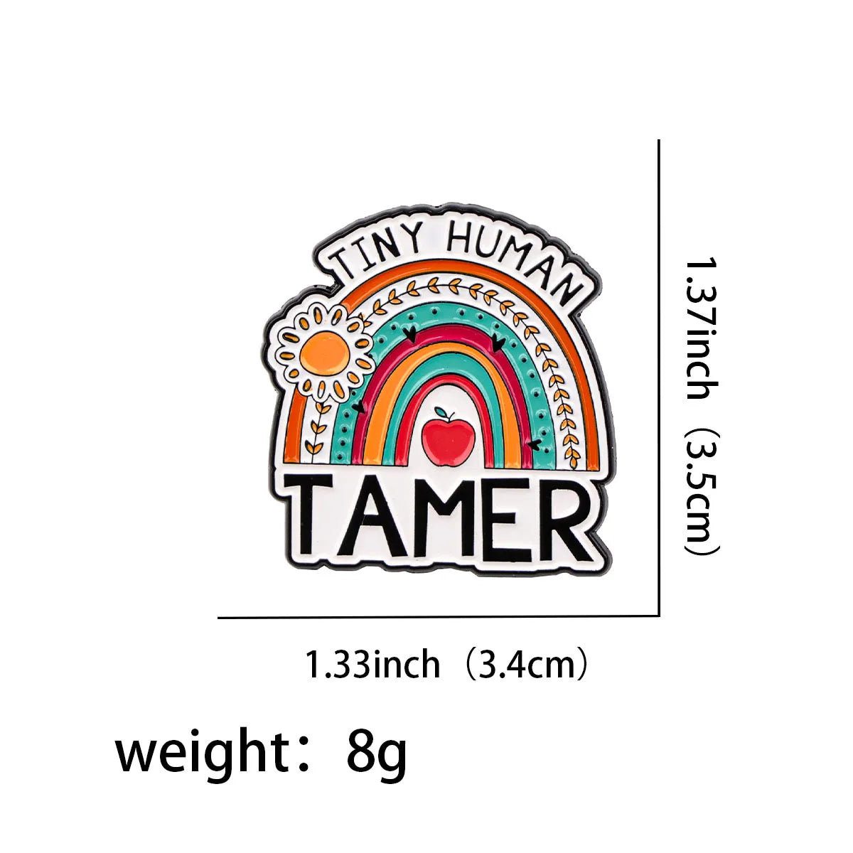 Tiny Human Tamer Enamel Pin 1