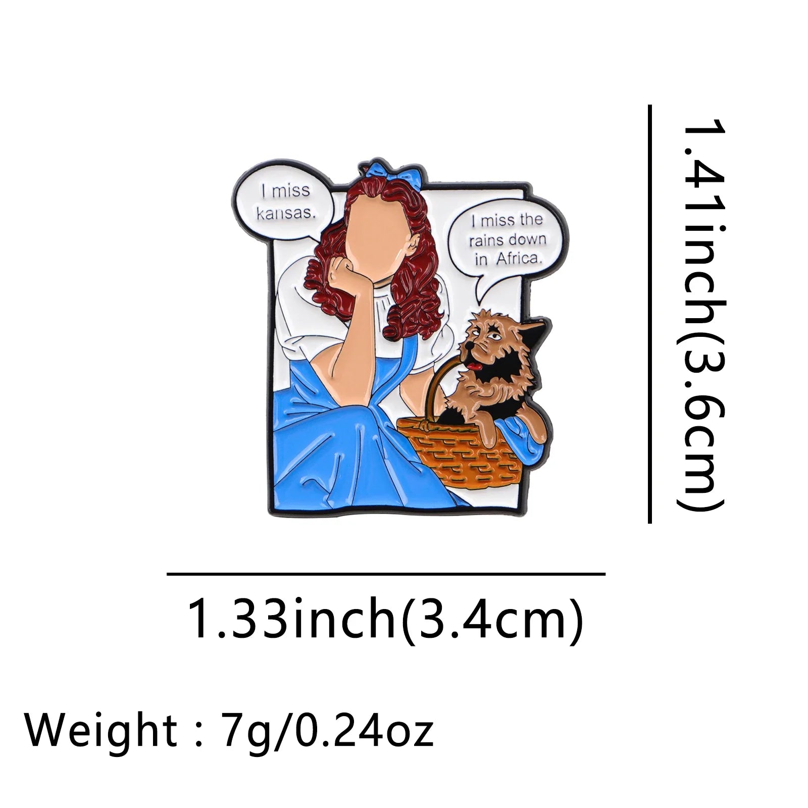 Toto Africa Enamel Pin 1