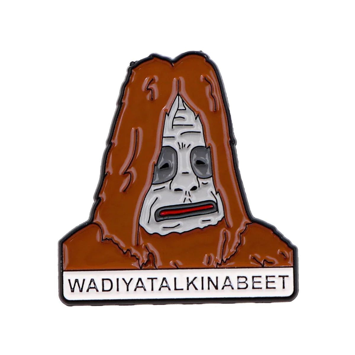 Wadiyatalkinabeet Big Foot Enamel Pin 1 / 1