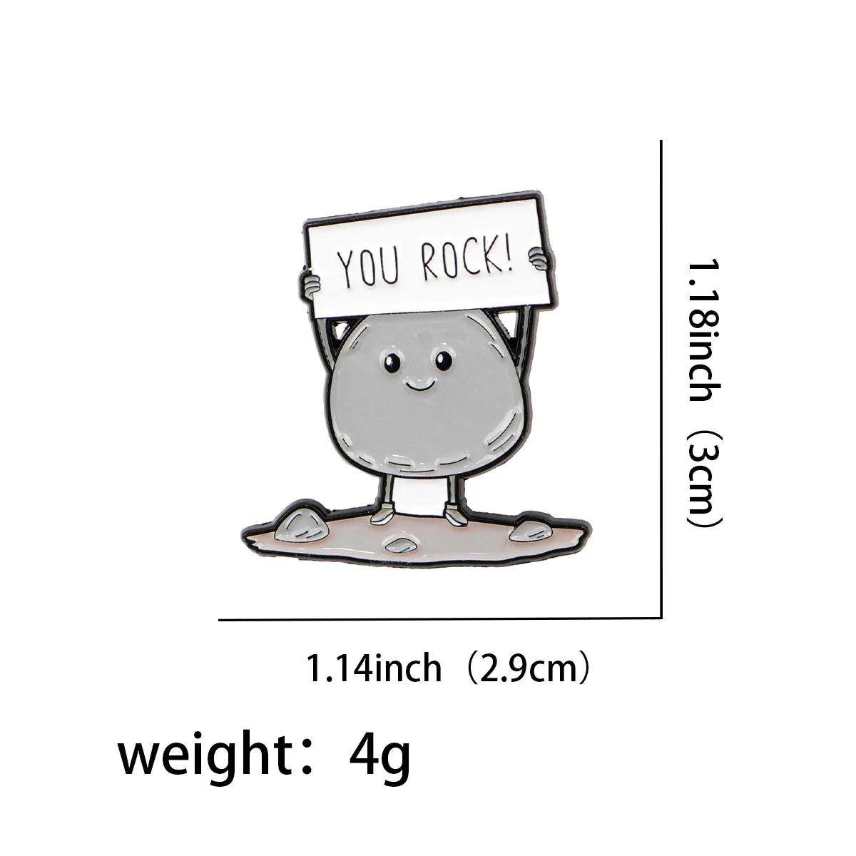 ’You Rock!’ Enamel Pin 1