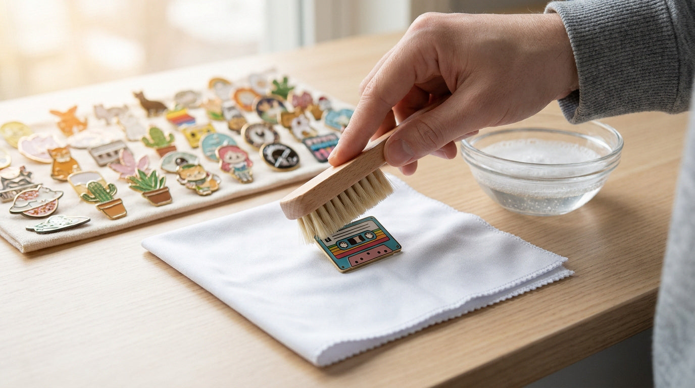 How to clean and maintain your enamel pins