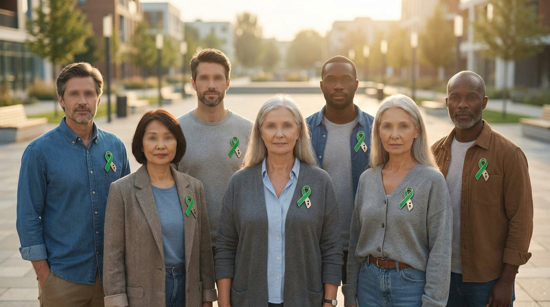 Mental health awareness pins to wear with pride