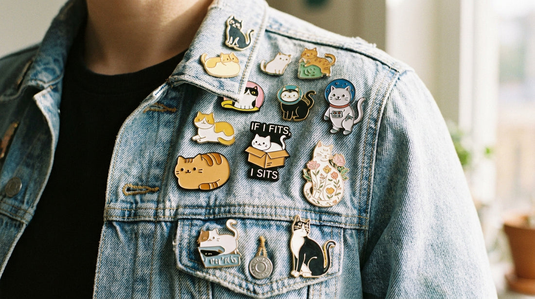 Cute cat enamel pins for every cat lover