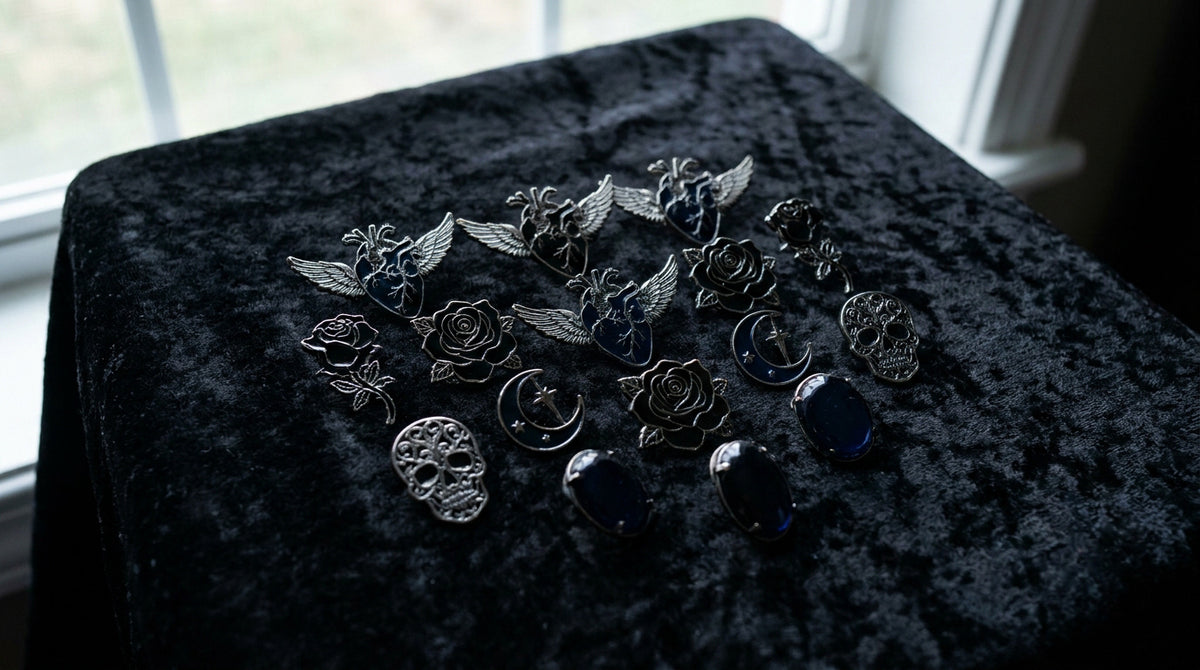 The dark origins and evolution of gothic enamel pins