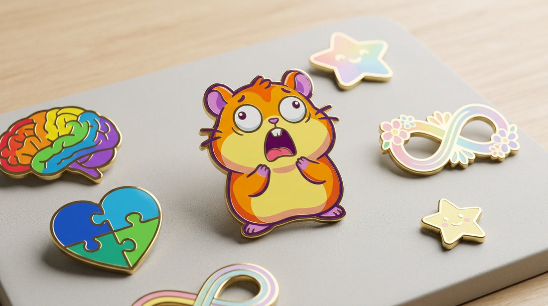 Best adhd enamel pins for neurodivergent pride