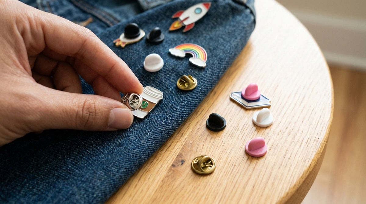 Choosing the right enamel pin back types for your gear