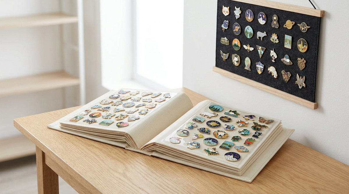 Smart enamel pin collection storage solutions for serious fans