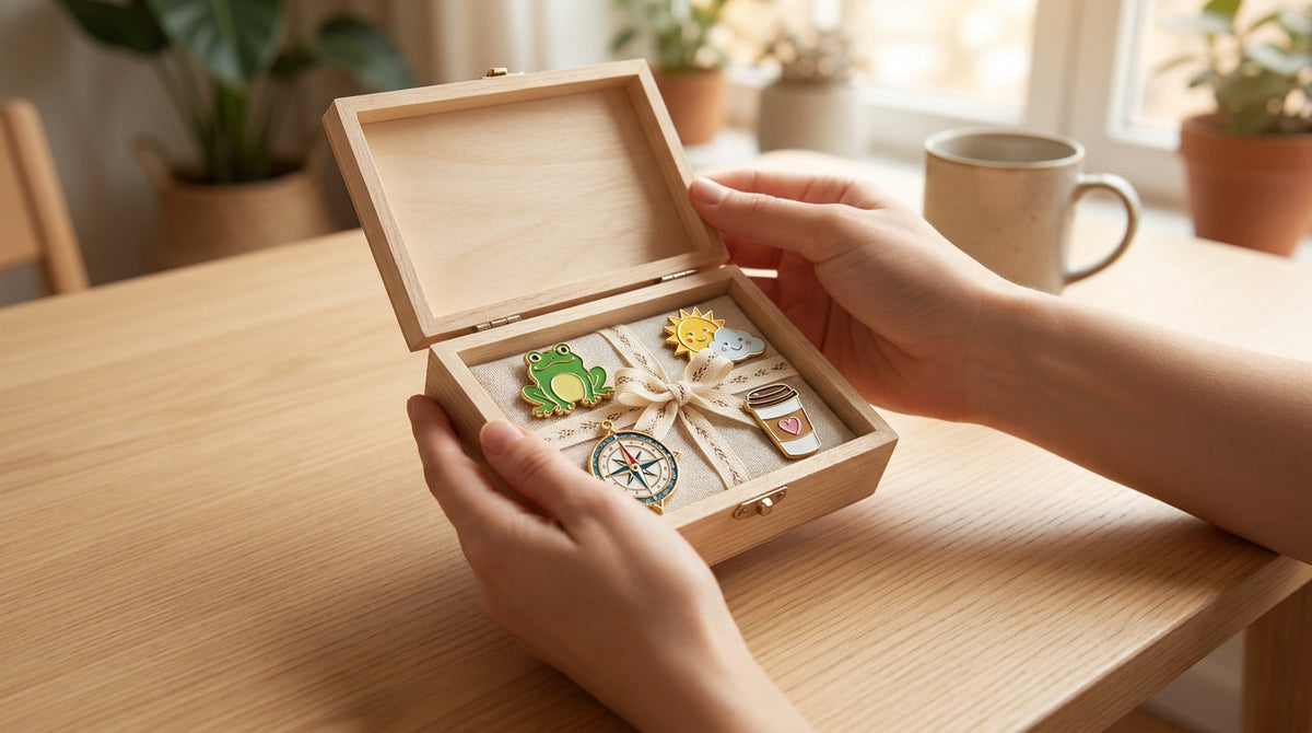 How to create enamel pin gift sets for friends using bundles