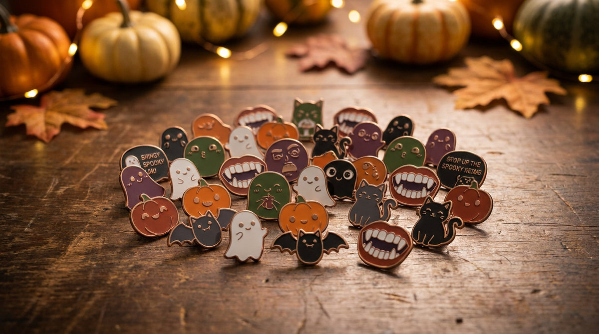 The best spooky enamel pins to complete your Halloween look