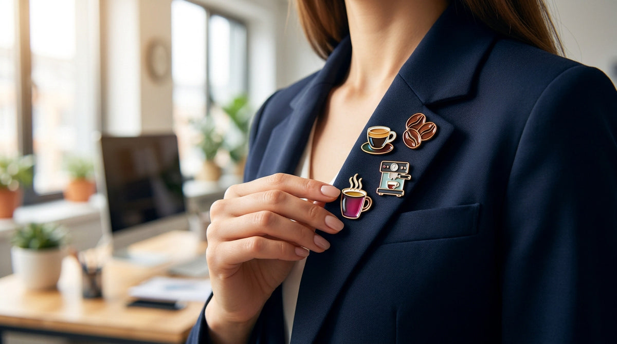 The best coffee pins for work to show off your caffeine habit
