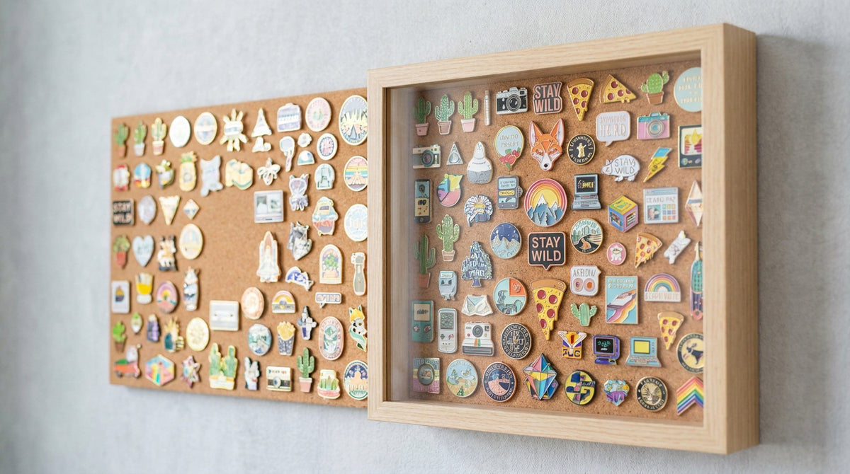 Creative enamel pin wall display ideas for your collection