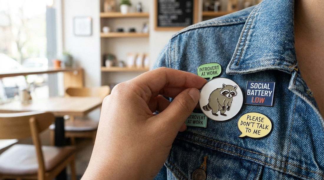 Best funny enamel pins for introverts who hate small talk