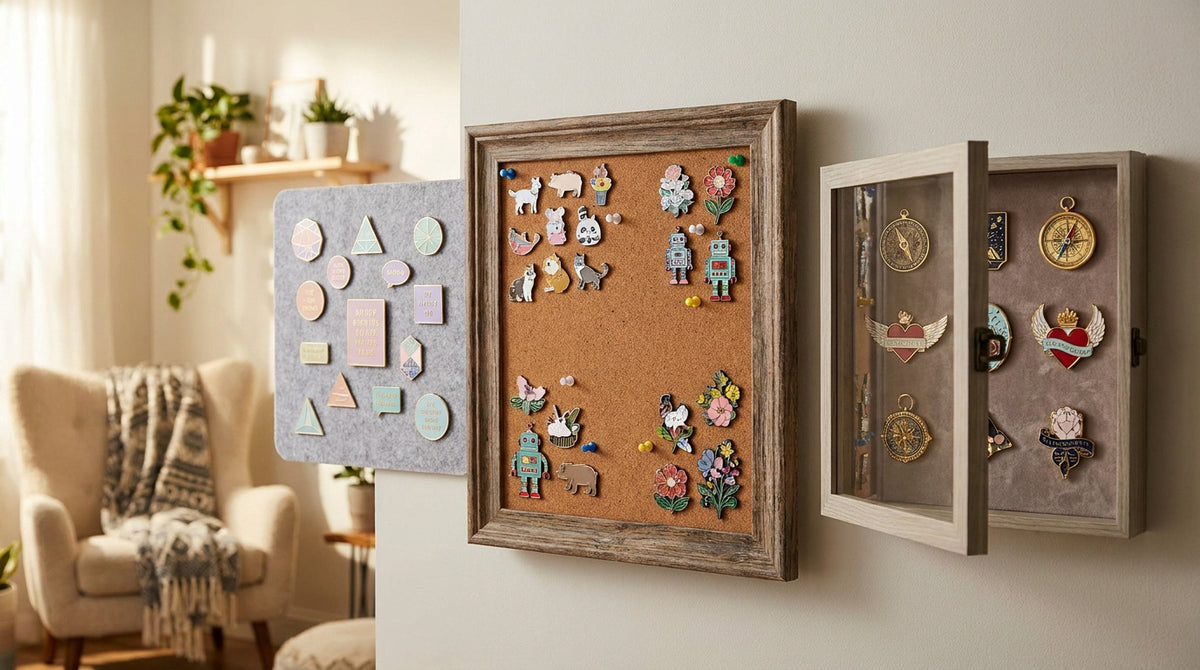 Creative enamel pin board ideas to display your collection