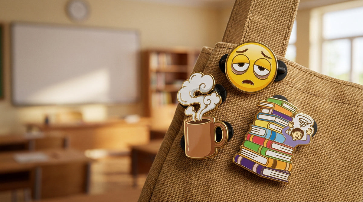 Sarcastic teacher pins for the back to school season