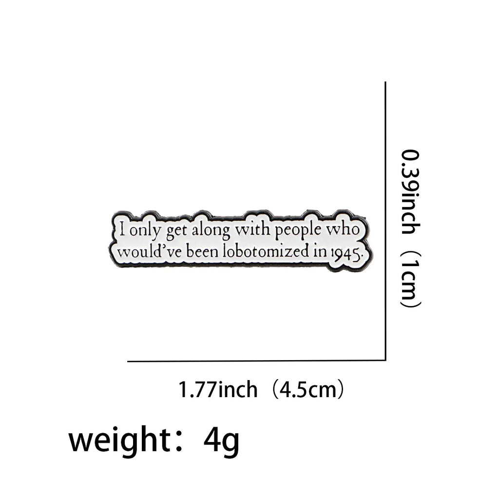 1945 Lobotomized Enamel Pin 1