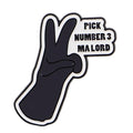 ’PICK NUMBER 3’’ Lapel Pins for Backpacks Brooches for Women Gesture Quotes Enamel Pin Funny Jewelry Accessories