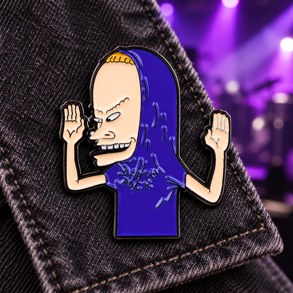 Beavis Butthead Pin lifestyle background