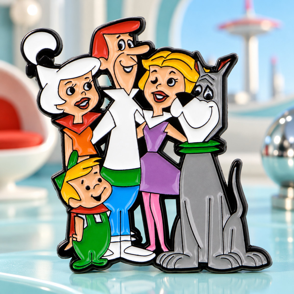 The Jetsons Pin lifestyle background