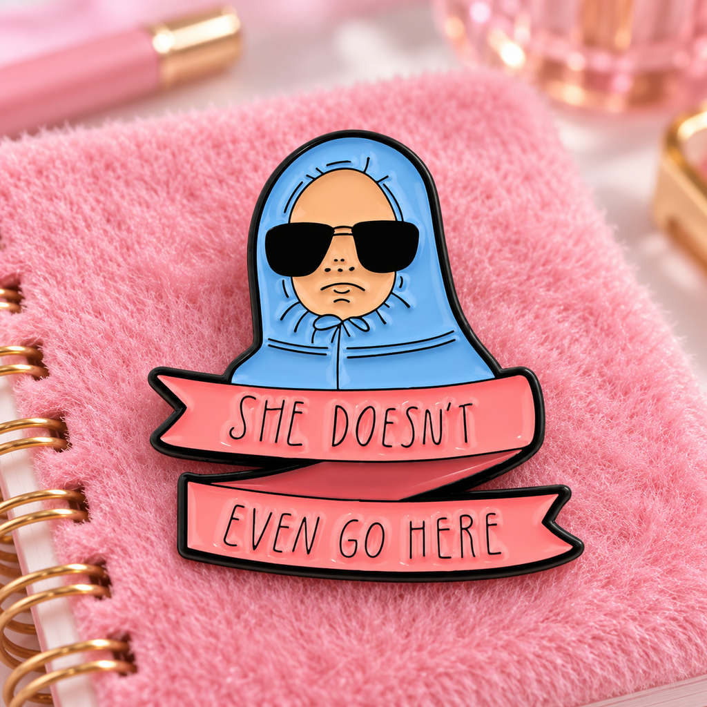 Pinstant So Fetch Gretchen Wieners Pin lifestyle background