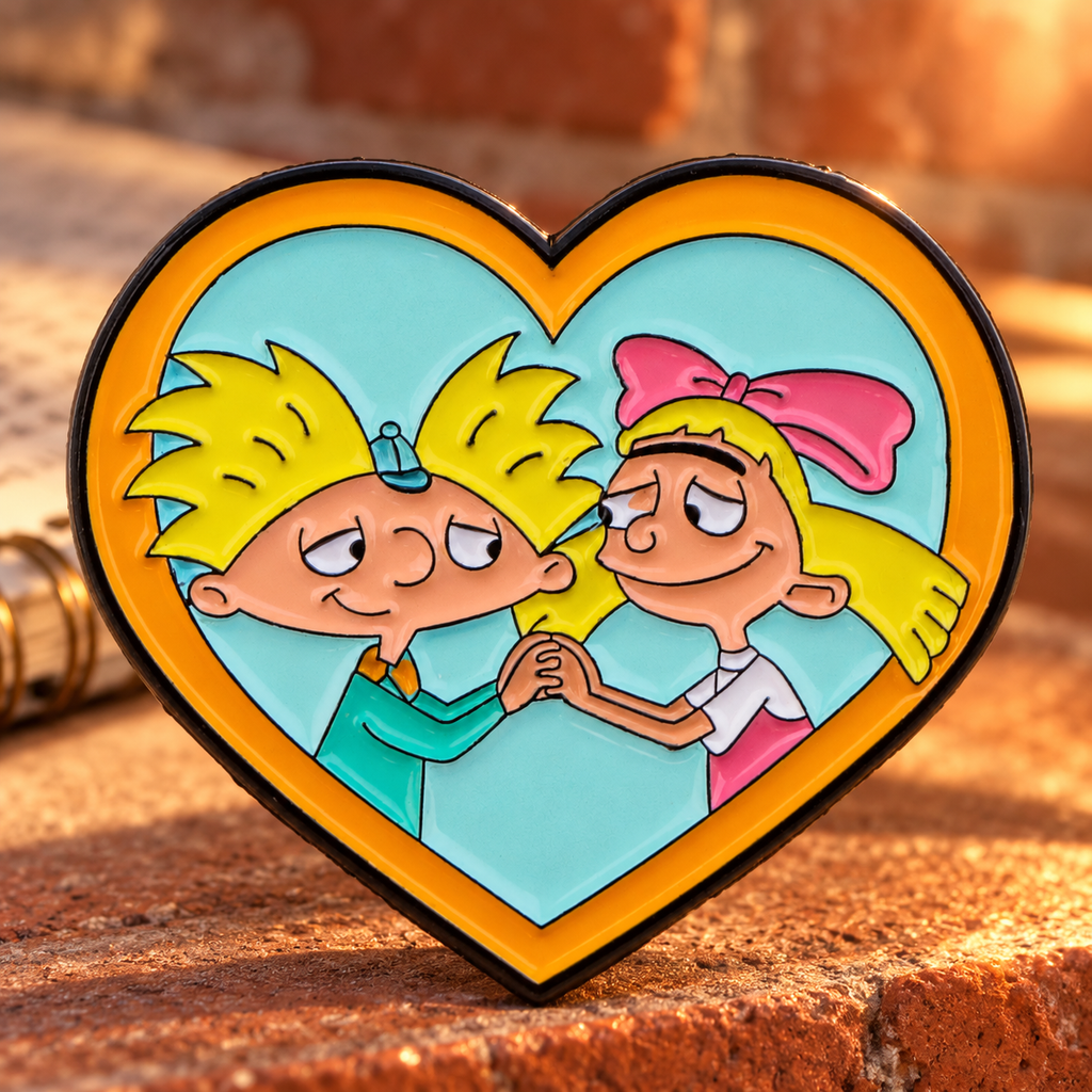 Helga and Arnold Pin lifestyle product photo