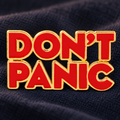Don't Panic Pin lifestyle product photo