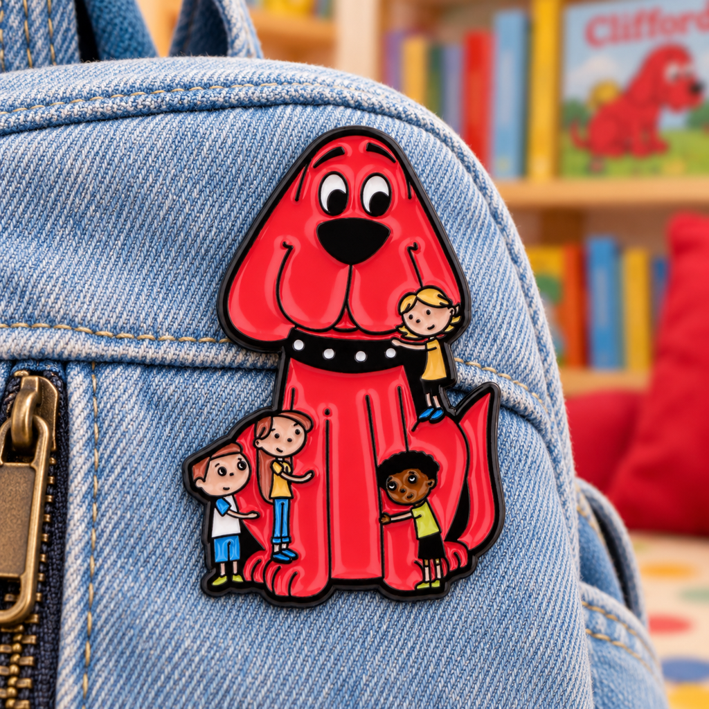 Clifford The Big Red Dog & Friends Pin lifestyle product photo