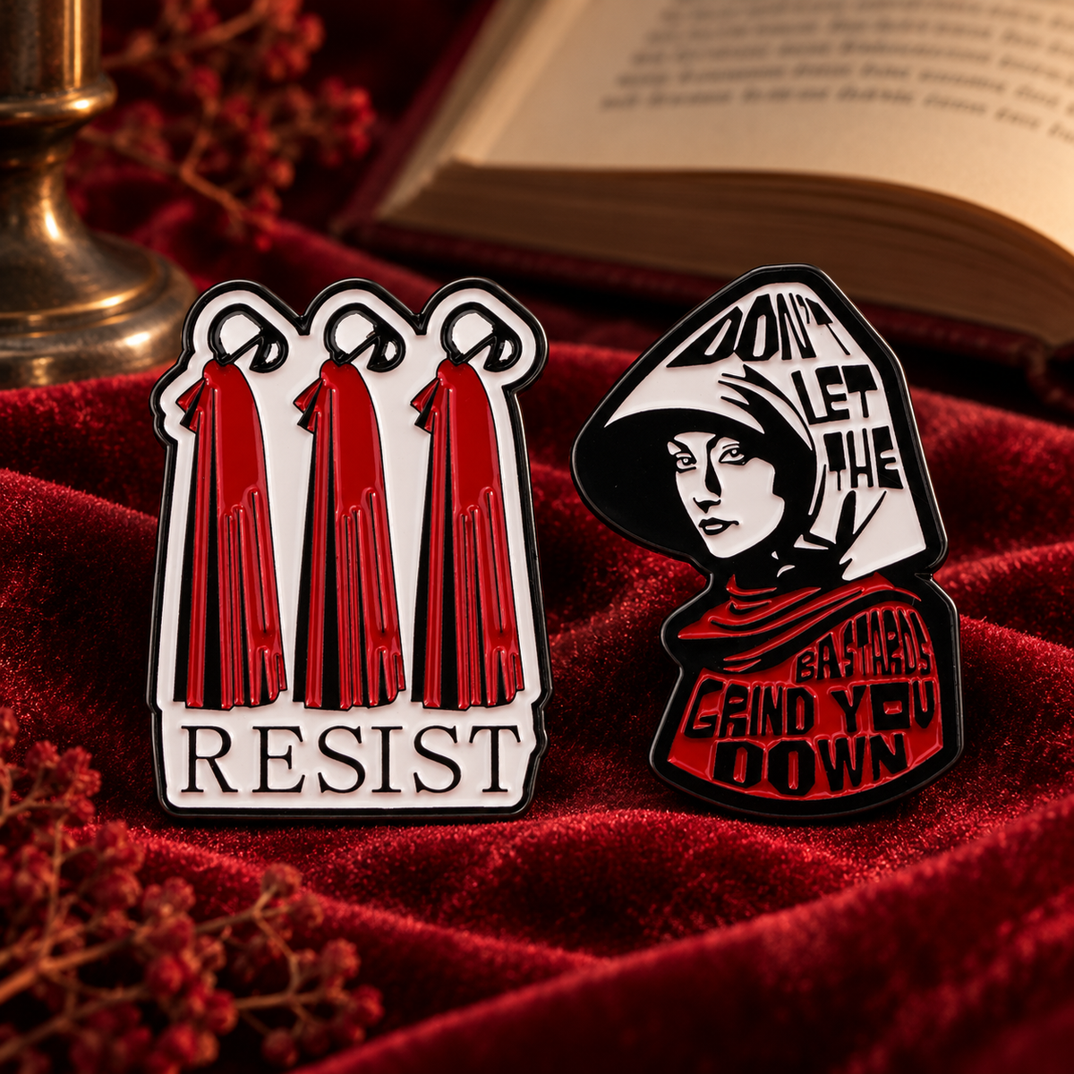 The Handmaid's Tale Pin lifestyle product photo