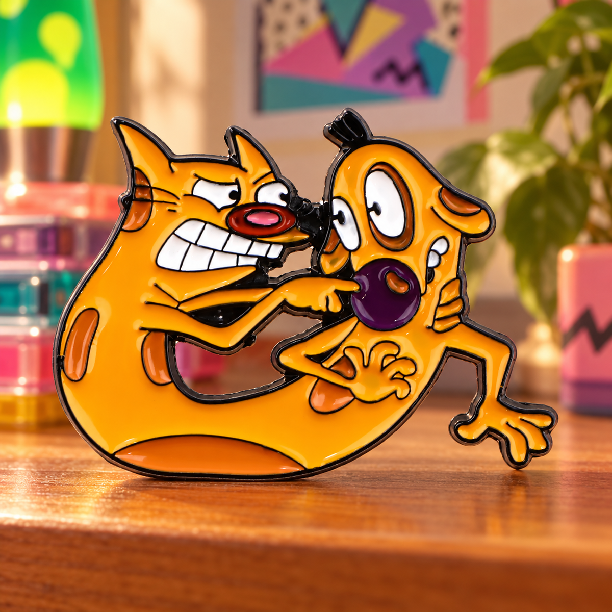 CatDog Pin lifestyle product photo