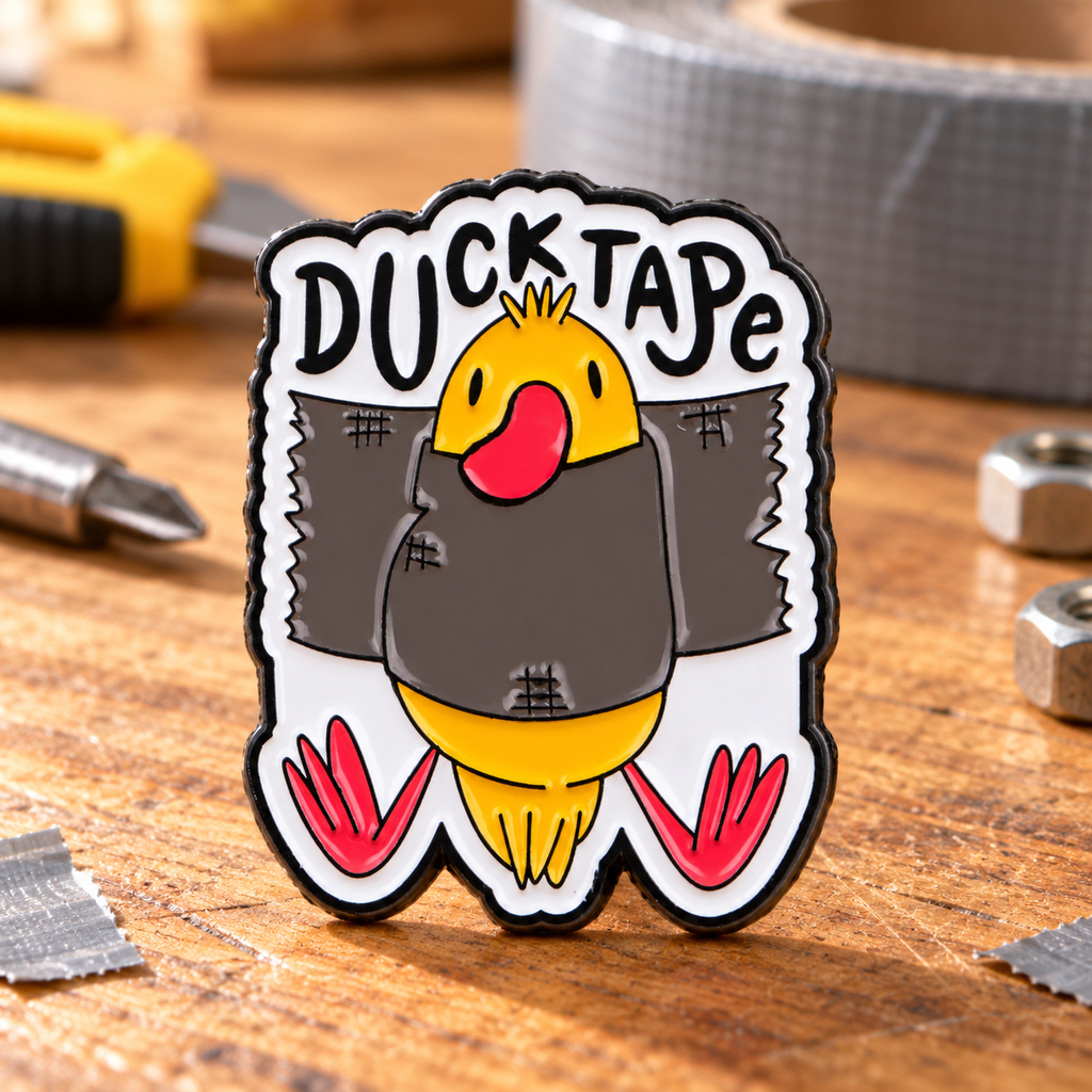 Duck Tape Pin lifestyle product photo