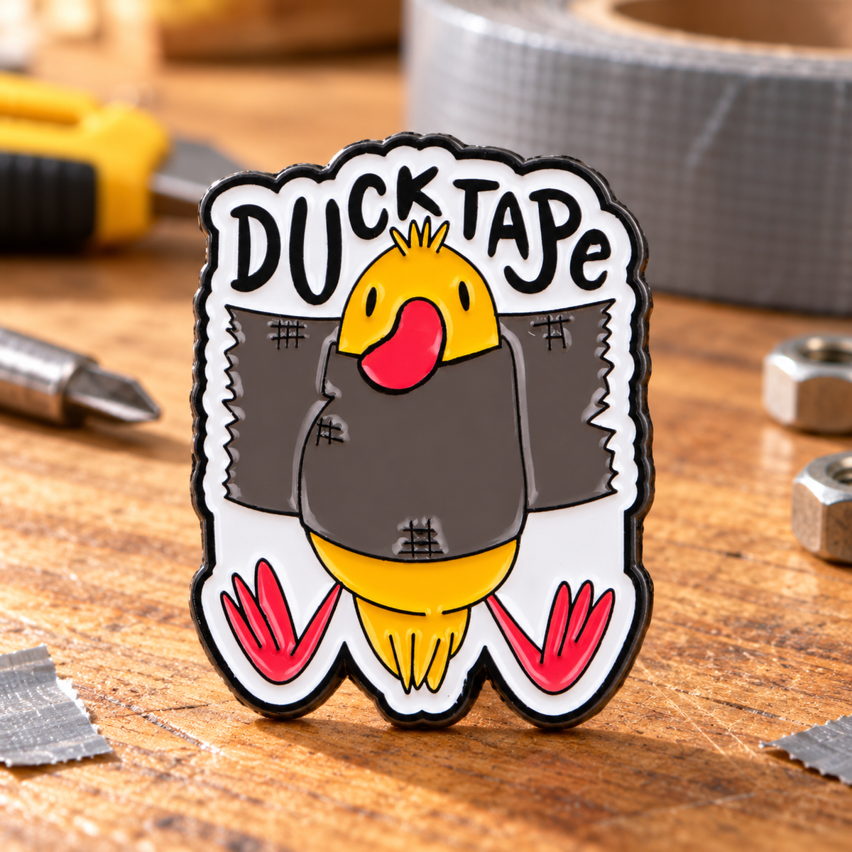 Duck Tape Pin lifestyle product photo
