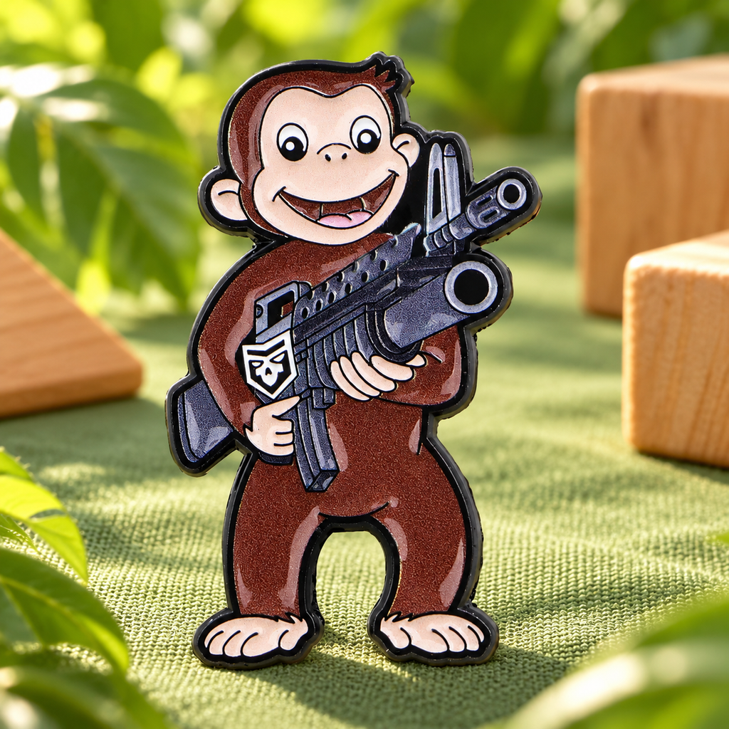 Curious George Monkey Pin lifestyle product photo