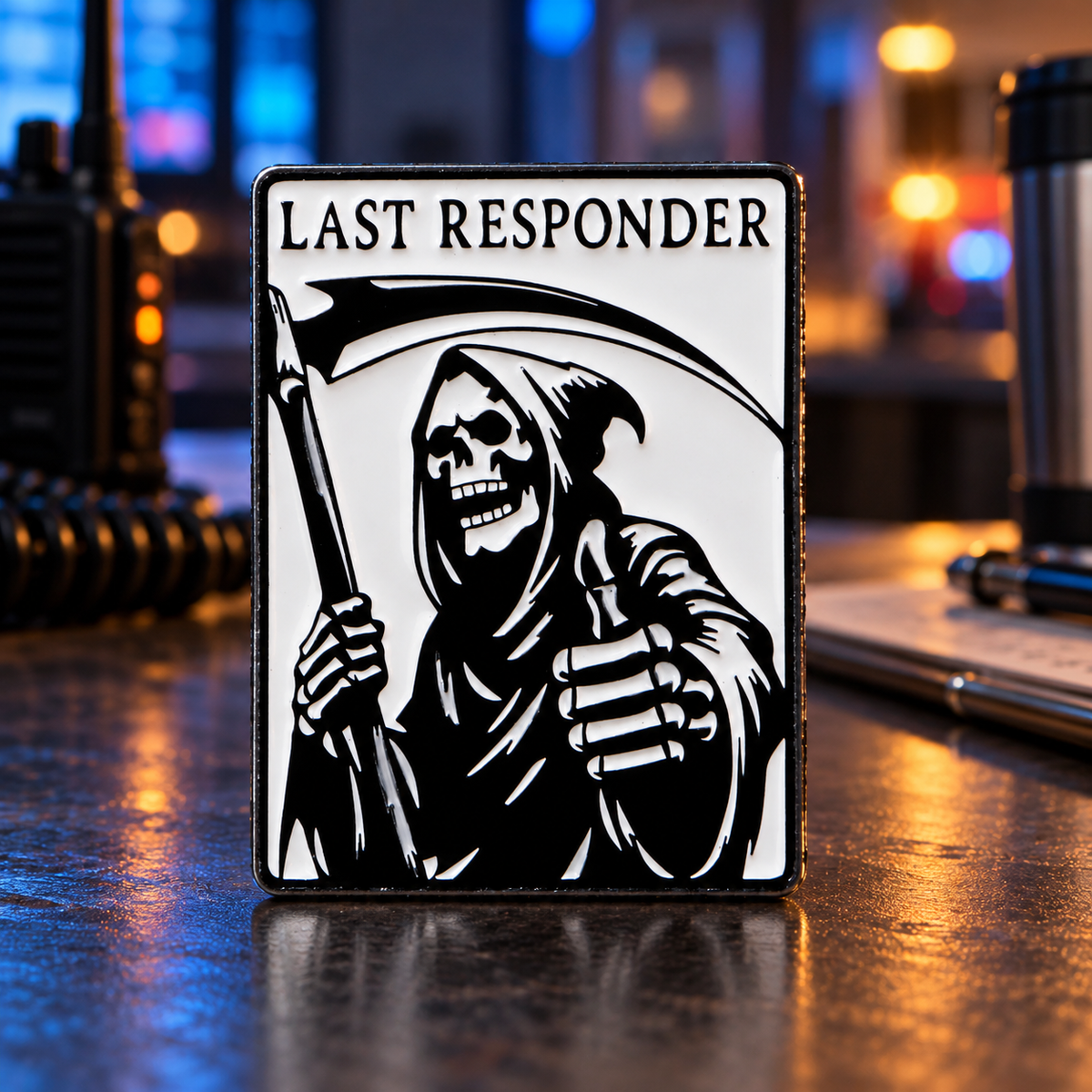 Last Responder Pin lifestyle product photo