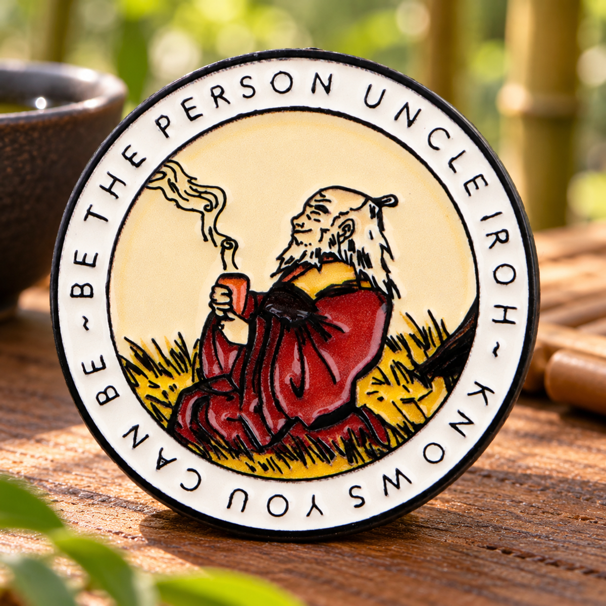 Be The Person Uncle Iroh Knows You Can Be Pin lifestyle product photo