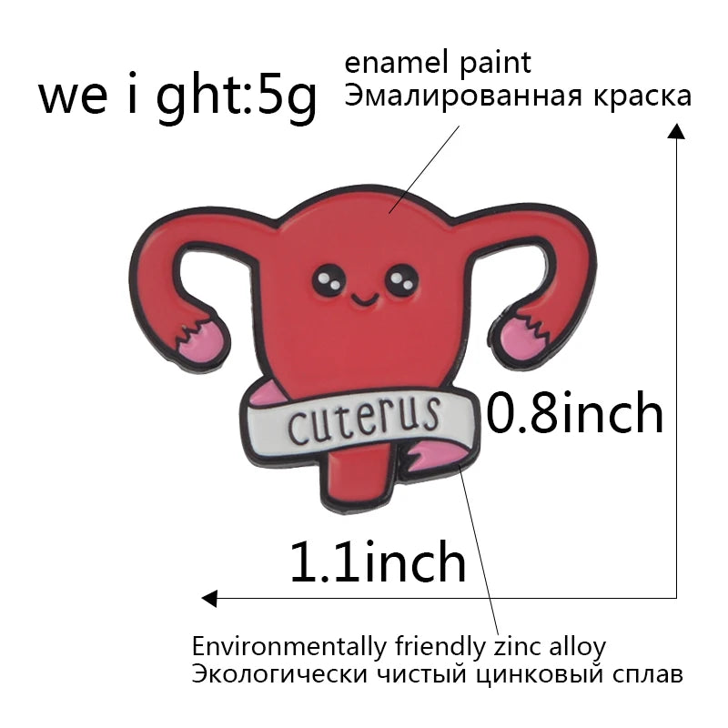 Cuterus Uterus Pin
