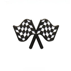 Racing Checkered Flag Pin