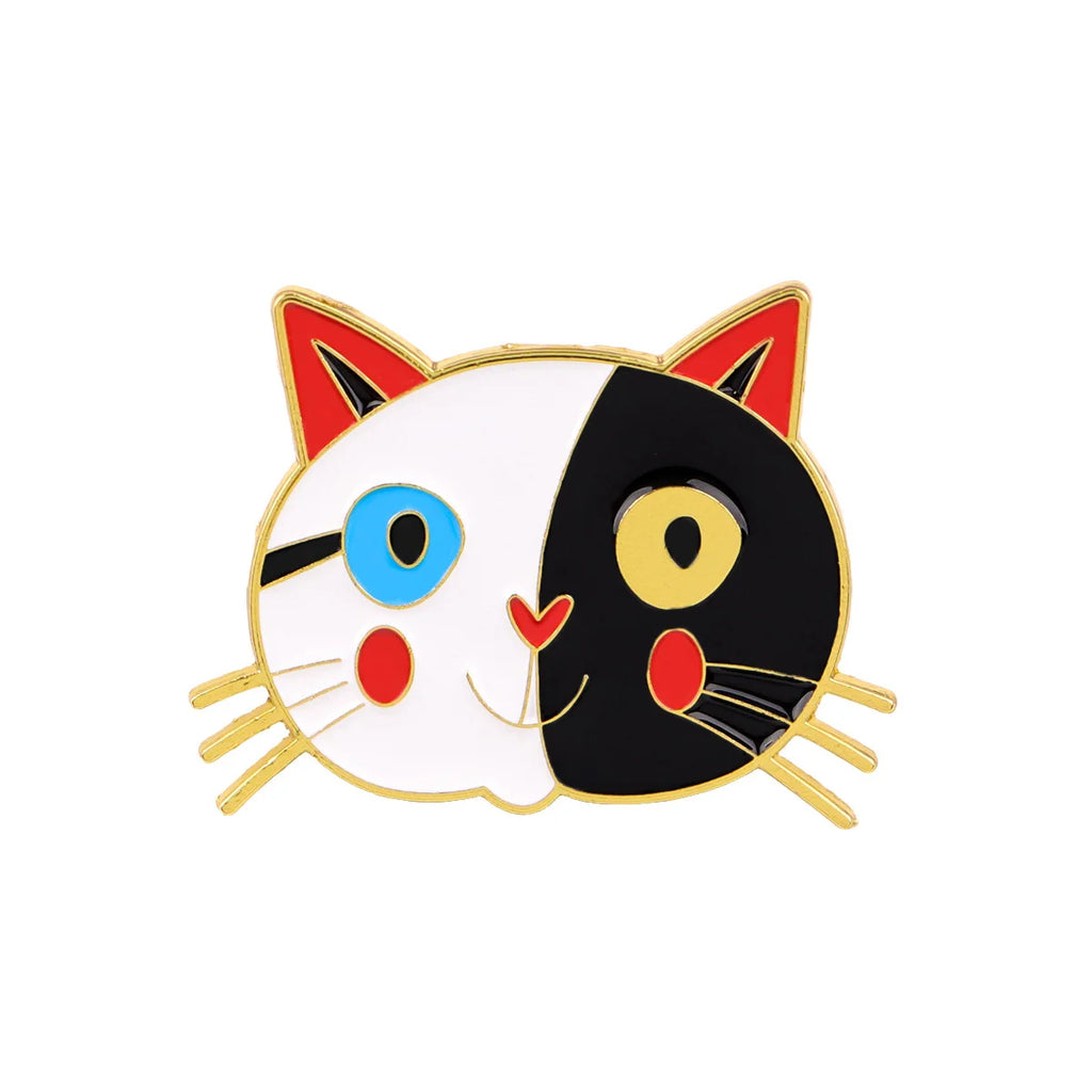 Funny Cat's Head Pin